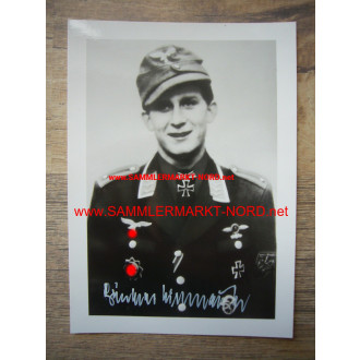 Luftwaffe Feldwebel GÜNTHER BIERBRAUER (Ritterkreuz) - Autograph