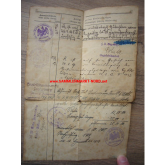 III. Garde Rgt. zu Fuß (Berlin) - military passport & cover