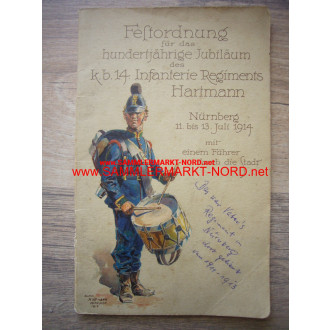 14. Infanterie Regiment (Nürnberg) - Festschrift 1914