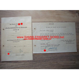 KVK certificate - Lieutenant General PAUL LAUX (126th I.D.)
