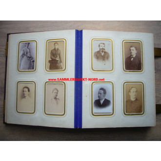Grand photo album in 1873 for a school principal