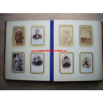 Grand photo album in 1873 for a school principal