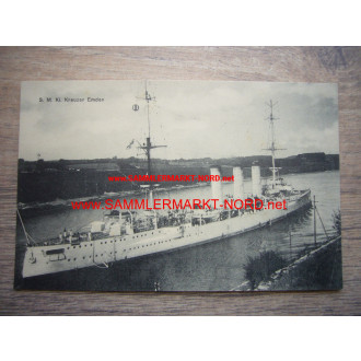 Kaiserliche Marine - S.M.Kl. Kreuzer Emden - Postkarte