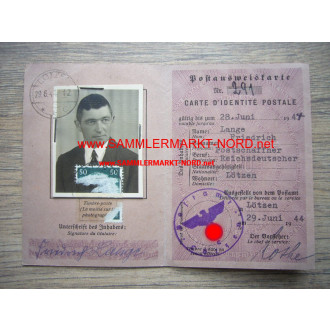 Deutsche Reichspost - Post ID card