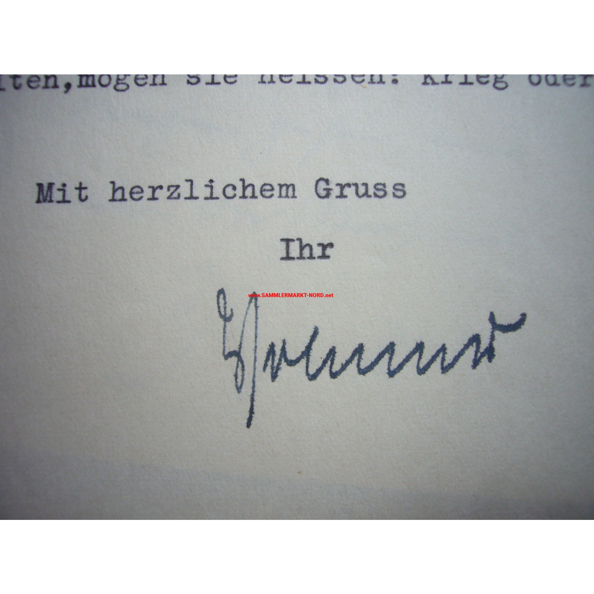 Danzig-Westpreussen 1942- Gaukonservator HERMANN JOHANNES - Autograph ...